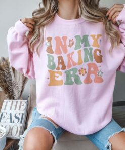 in my baking era sweatshirt for moms cute baking hoodie mothers day gift cookie lover shirt baking mom apparel tmchr