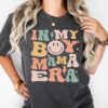 In My Boy Mama Era Shirt Cute Boy Mama Tee for New Moms Personalized Mom Life Shirt Boy Mama Era Gifts