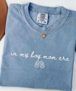 in my boy mom era t shirt cool boy mama shirt gender reveal tee new mom pregnancy announcement baby shower gift ipcfo