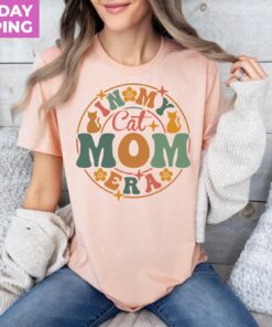 in my cat mom era shirt cute cat mom life tee for cat lovers and fur mamas unique cat vibes t shirt ot4ye