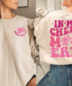 in my cheer mom era sweatshirt for cheerleader moms mothers day gift cheer mom crewneck sweater wssnw