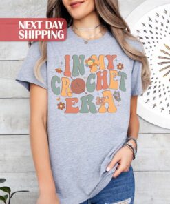 in my crochet era funny mom shirt for crochet lovers knitting mom life t shirt unique gift for moms 4wtbe