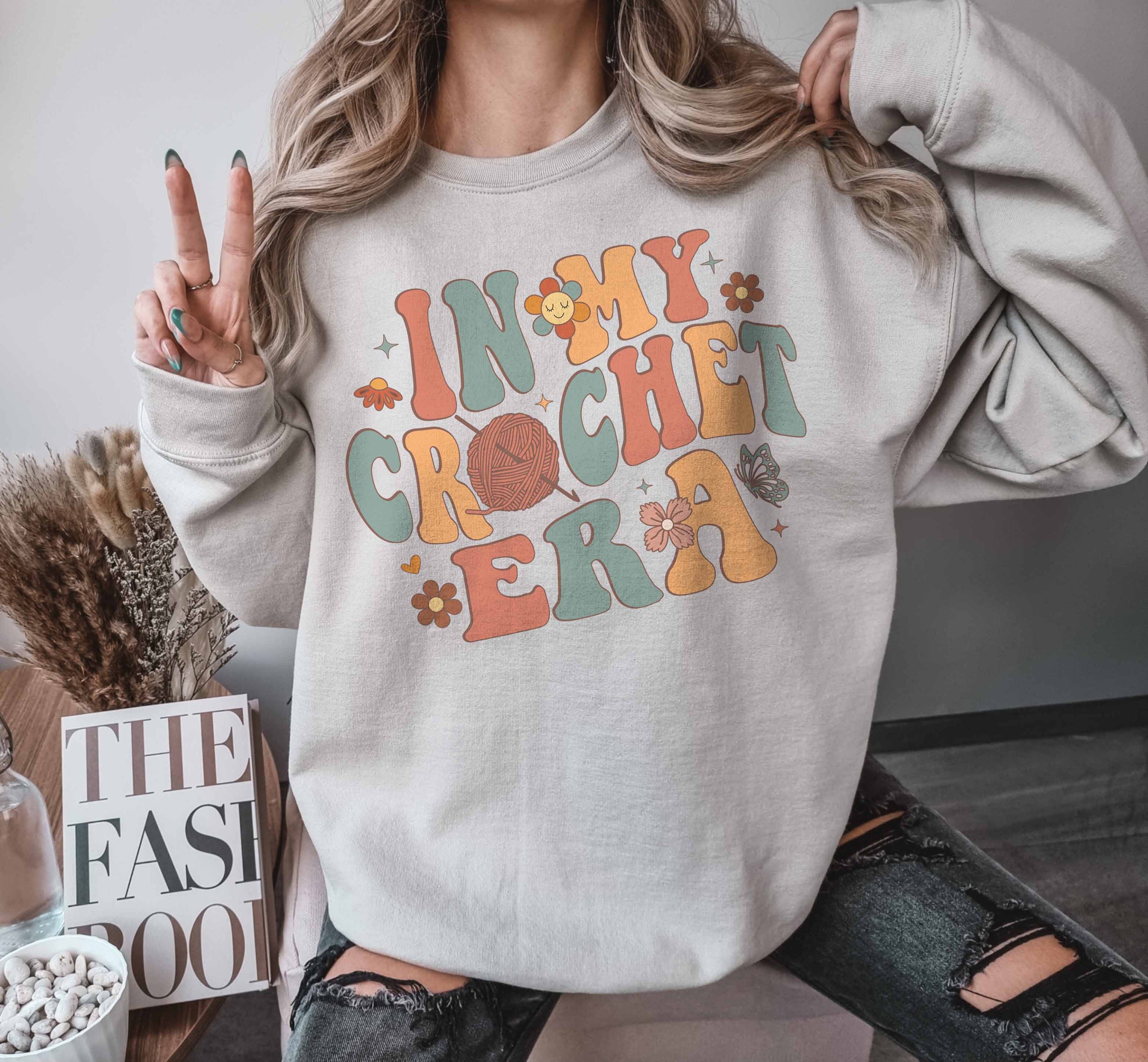 in my crochet era sweatshirt for mom cute crochet lover shirt unique gift for crafter moms and knitting enthusiasts 2pgsd scaled