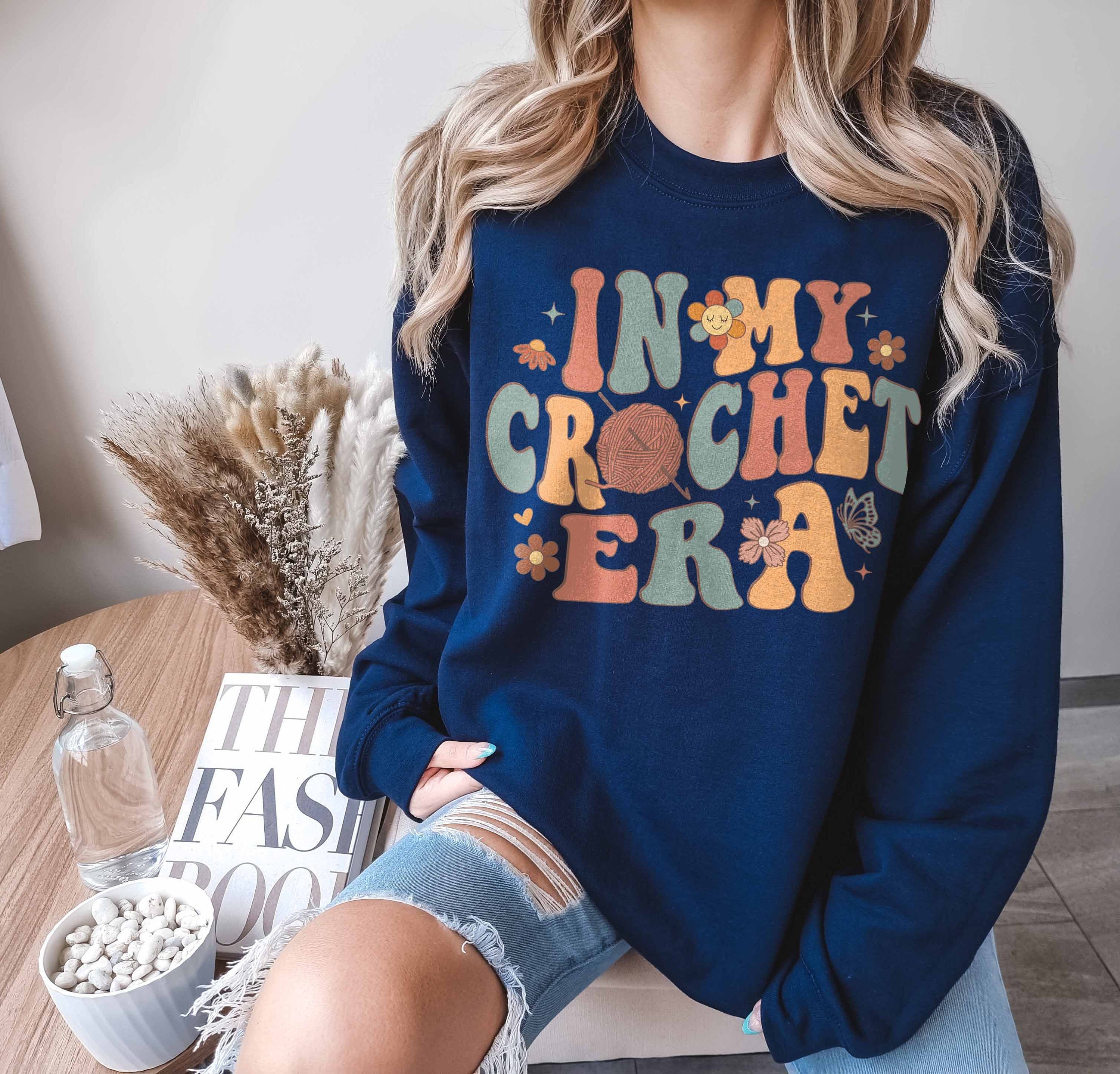 in my crochet era sweatshirt for mom cute crochet lover shirt unique gift for crafter moms and knitting enthusiasts fl0tr scaled