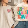 in my crochet era sweatshirt for moms funny crochet shirt knitting lover crewneck crafter mom apparel itura