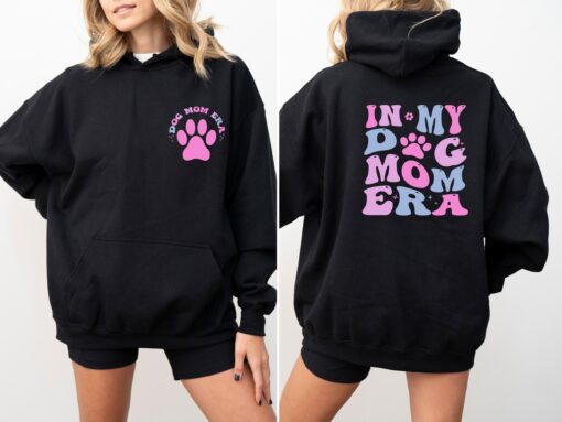 in my dog mom era sweatshirt funny tee for dog lovers cute dog mom shirt unique gift for dog moms