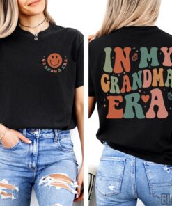 in my grandma era shirt for best grandma gift vintage style tee unique grandma shirt for new grandmas zjf51