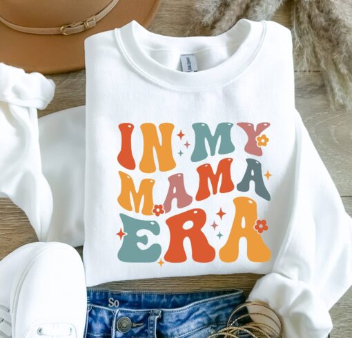 in my mama era sweatshirt for mothers day birthday gift trendy mom life sweater cute varsity style for new moms bgq8g