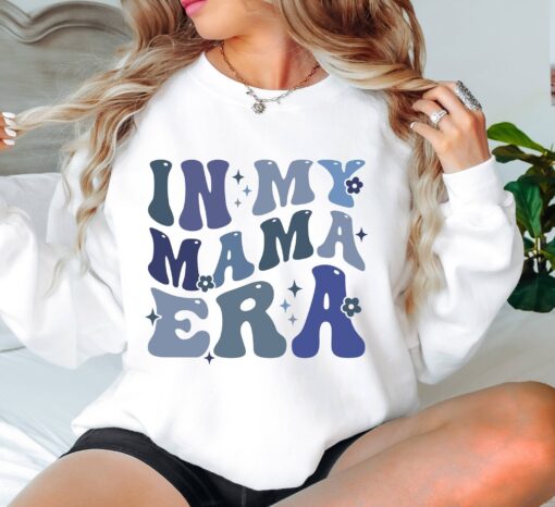 in my mama era sweatshirt retro mom life shirt for birthday gifts new moms personalized mom apparel
