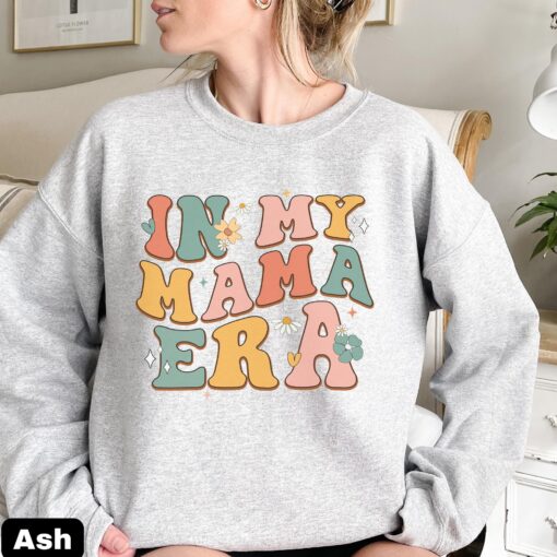 in my mama era sweatshirt retro mom life shirt for new moms expecting moms mothers day gifts pregnancy reveal rq1bi