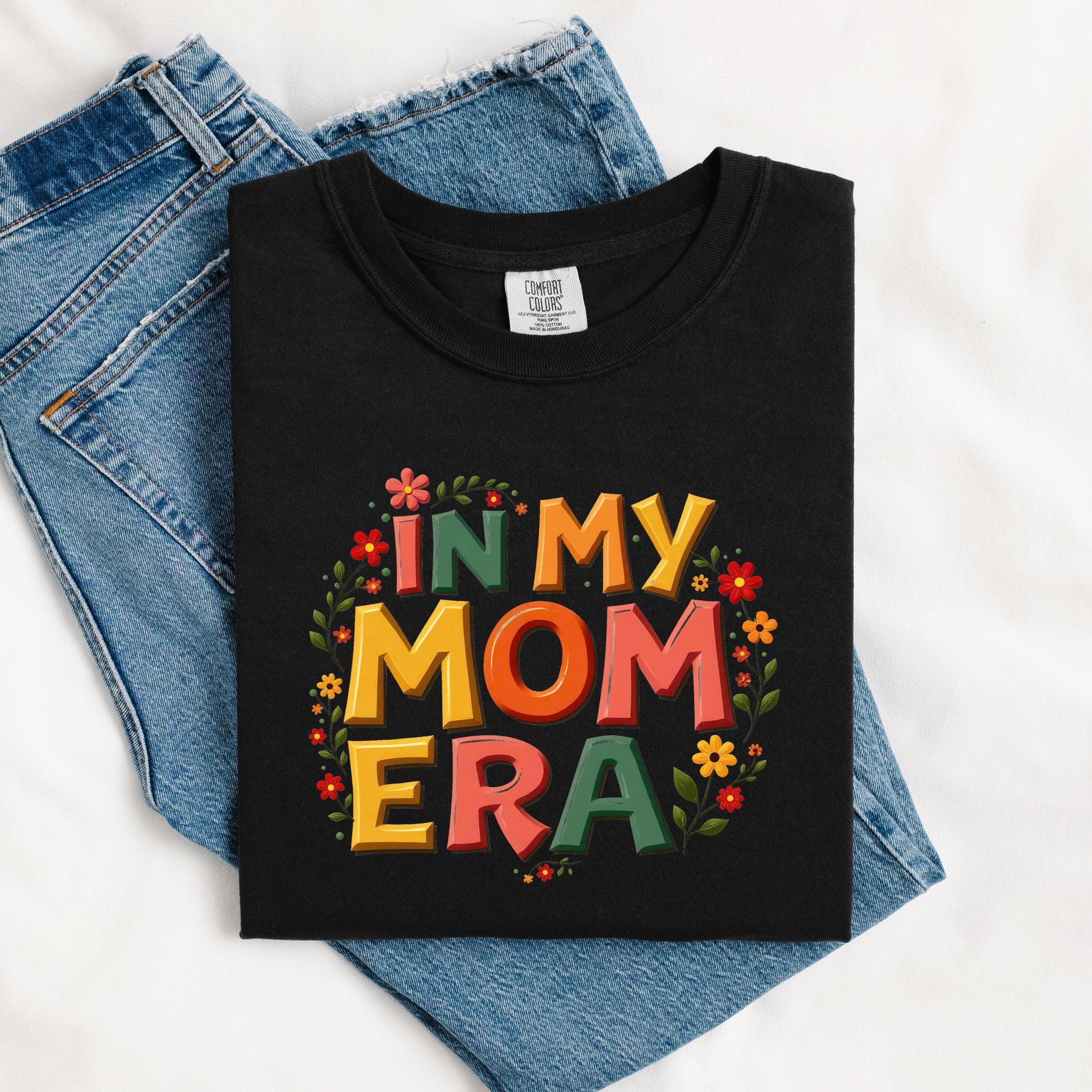 in my mom era shirt funny mom shirt for pregnancy announcement new mom mothers day baby shower gifts