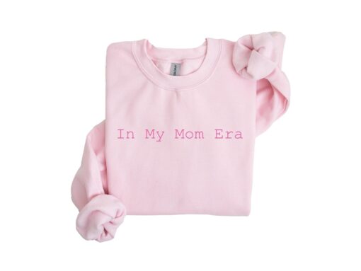 in my mom era sweater new mom shirt best mom ever t shirt mothers day gift pregnancy reveal tee for moms ybxd7 scaled