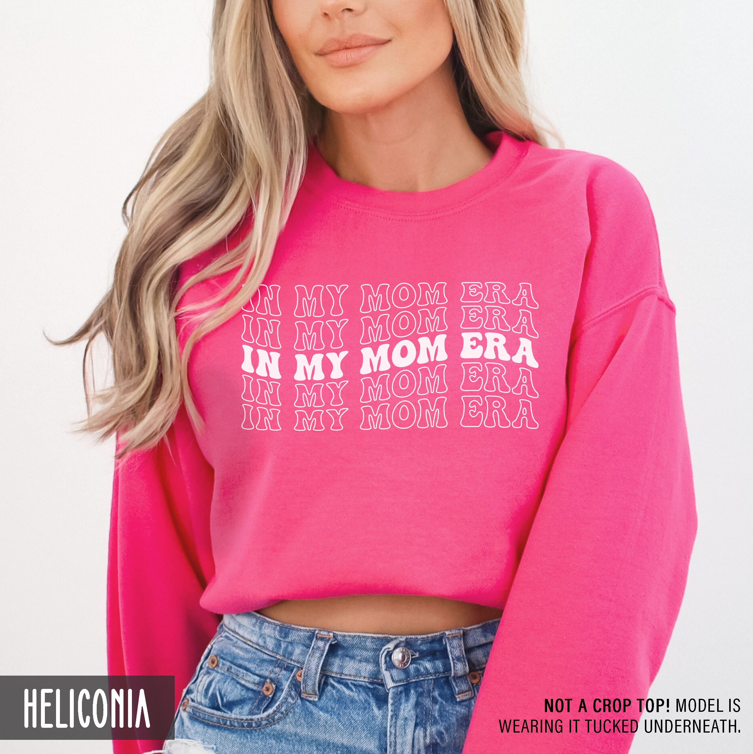 in my mom era sweatshirt funny mama crewneck cute mama hoodie unisex fit mothers day birthday gift for new moms vq9ci