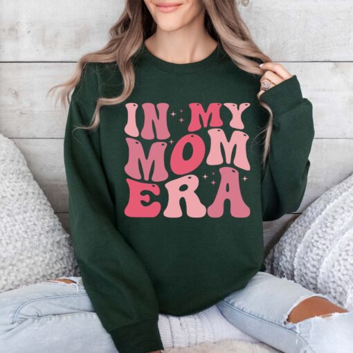 in my mom era sweatshirt retro hoodie cute mothers day shirt best mom gift for wife and mother life p65ig