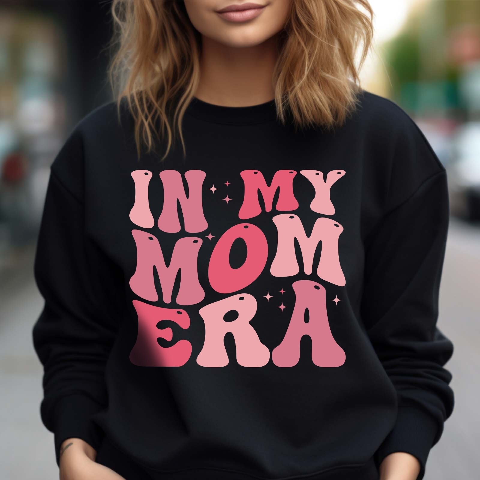 in my mom era sweatshirt retro hoodie cute mothers day shirt best mom gift for wife and mother life