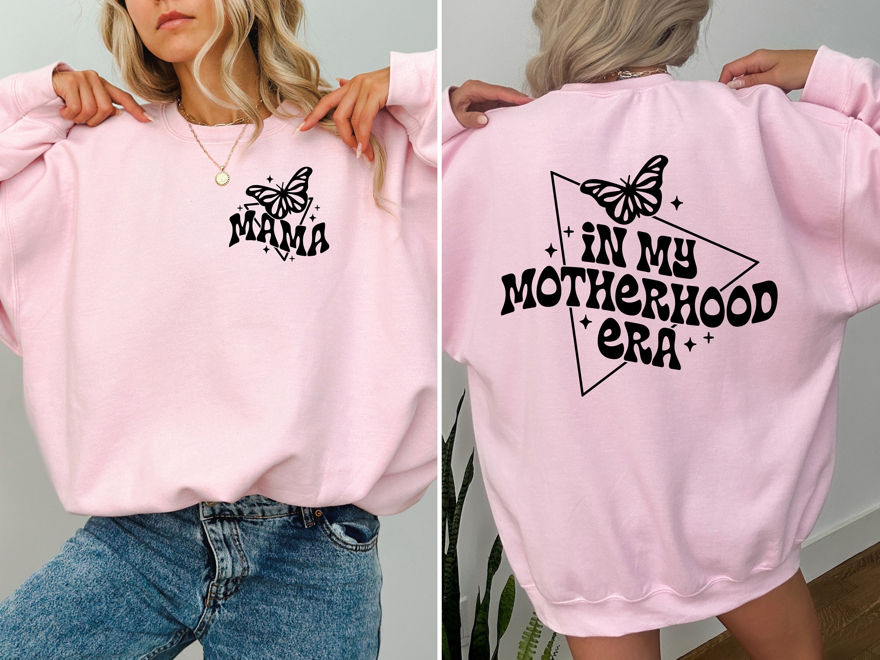 in my motherhood era shirt cute mom life t shirt new mom gift butterfly design motherhood some day top for moms hbmp7 scaled