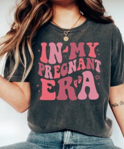 in my pregnant era shirt for mom to be pregnancy announcement new baby reveal t shirt for new moms afsbl