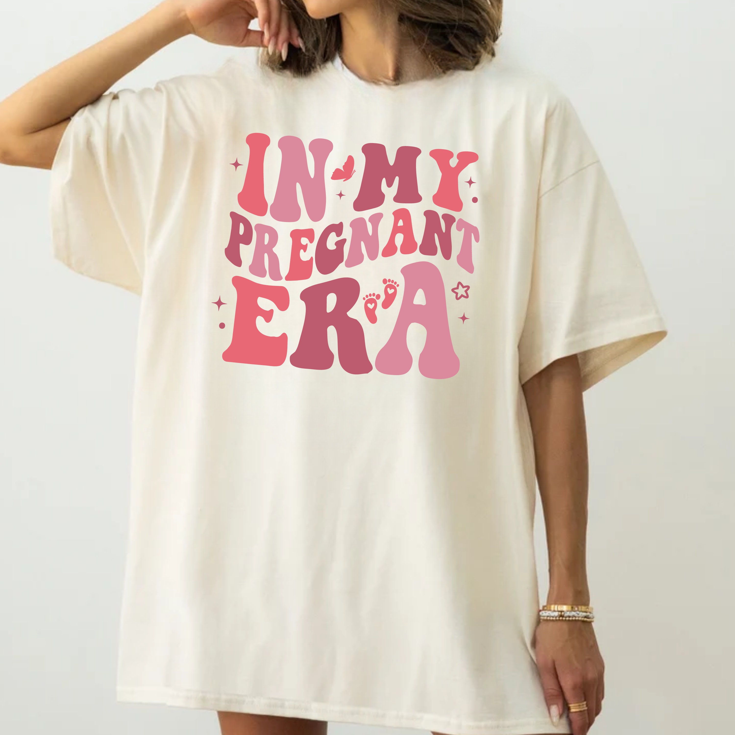 in my pregnant era shirt for mom to be pregnancy announcement new baby reveal t shirt for new moms eiujc scaled