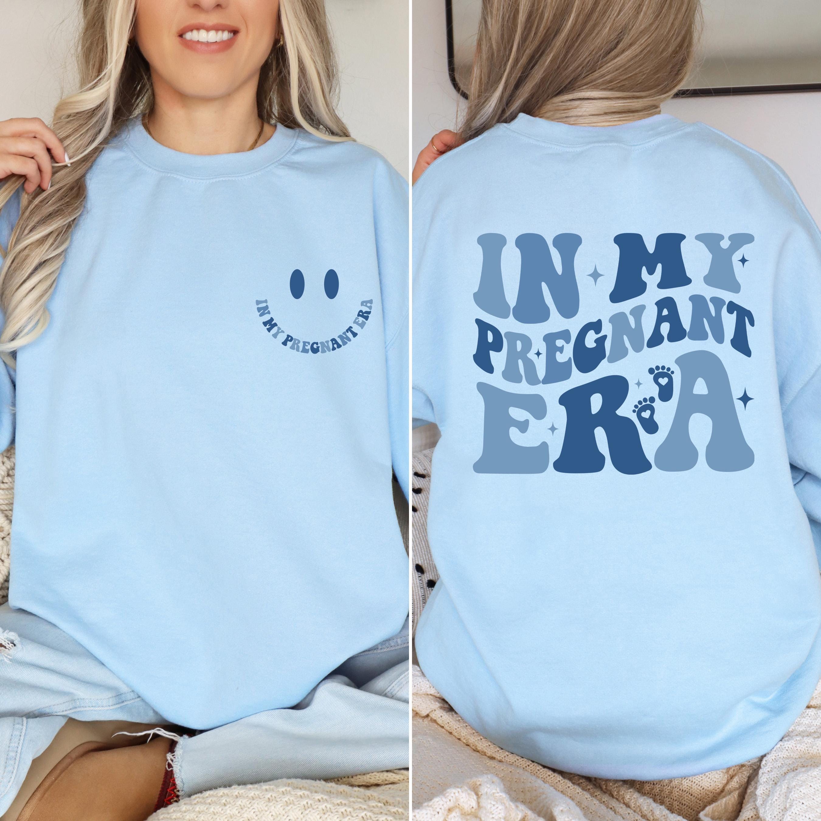 in my pregnant era shirt for new moms pregnancy tee baby reveal gift mothers day shirt for pregnant women qbail