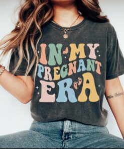 in my pregnant era shirt for pregnancy announcement and reveal mom to be shirt for mothers day and baby shower lfacl