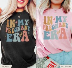 in my pregnant era shirt for pregnancy reveal and announcement best mom ever shirt for mothers day gifts nqevn
