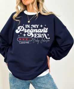 in my pregnant era sweatshirt custom pregnancy announcement shirt for mothers day and new moms ncmvl