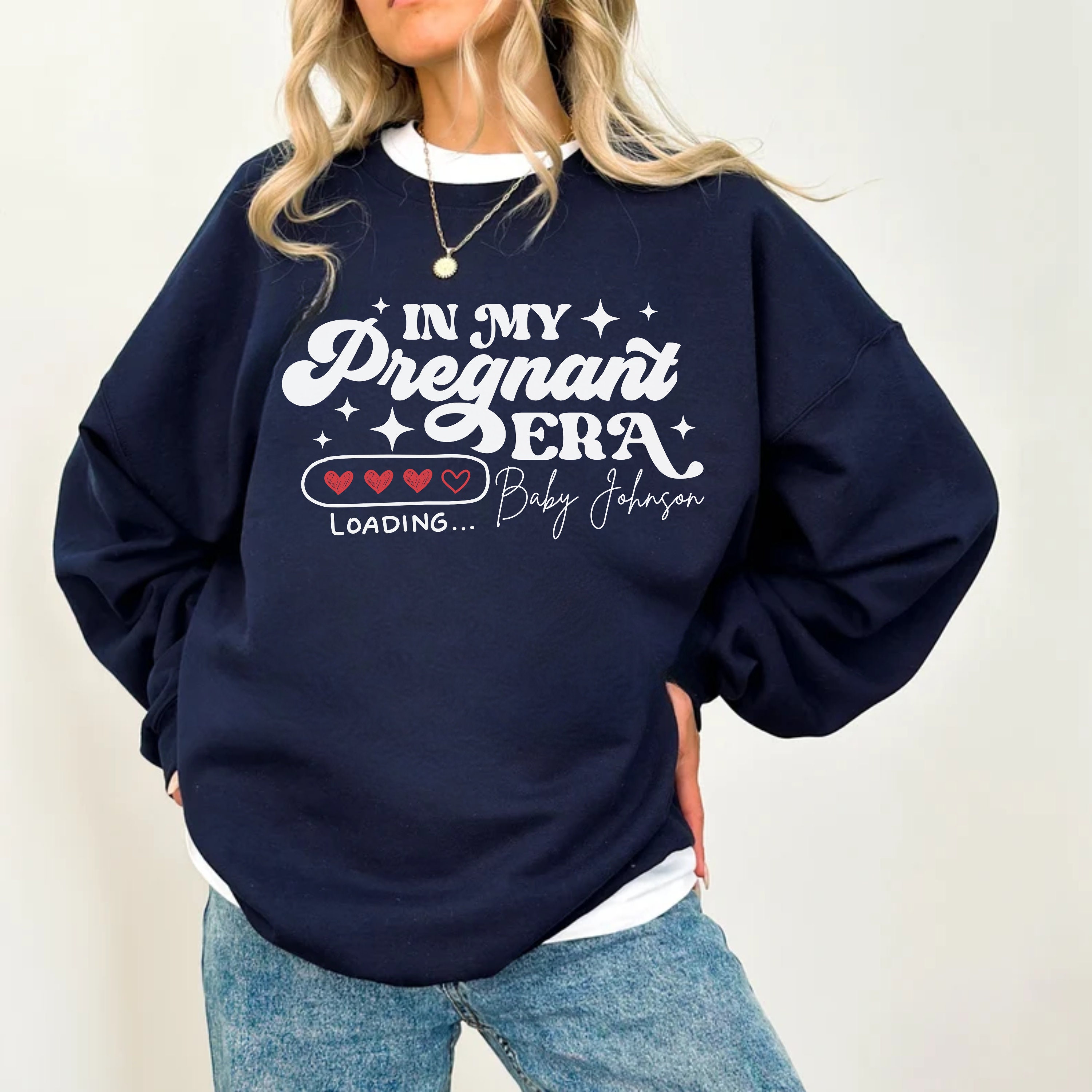 in my pregnant era sweatshirt custom pregnancy announcement shirt for mothers day and new moms ncmvl scaled