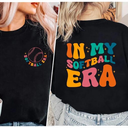 in my softball era shirt for softball players funny sports team tee game day vibes softball lover sweatshirt 5cnvl