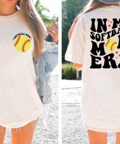 in my softball mom era shirt for women funny softball mama tee mothers day gift sports apparel yamgs