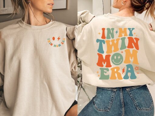 in my twin mom era sweatshirt cute twin mama sweater for new moms expecting moms and mothers of twins c2ss7