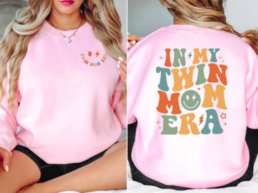 in my twin mom era sweatshirt cute twin mama sweater for new moms expecting moms and mothers of twins okd0g
