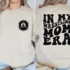 In My Wrestling Mom Era Sweatshirt for Sports Moms Game Day Wear Best Wrestle Mom Shirts and Sports Mama Gifts