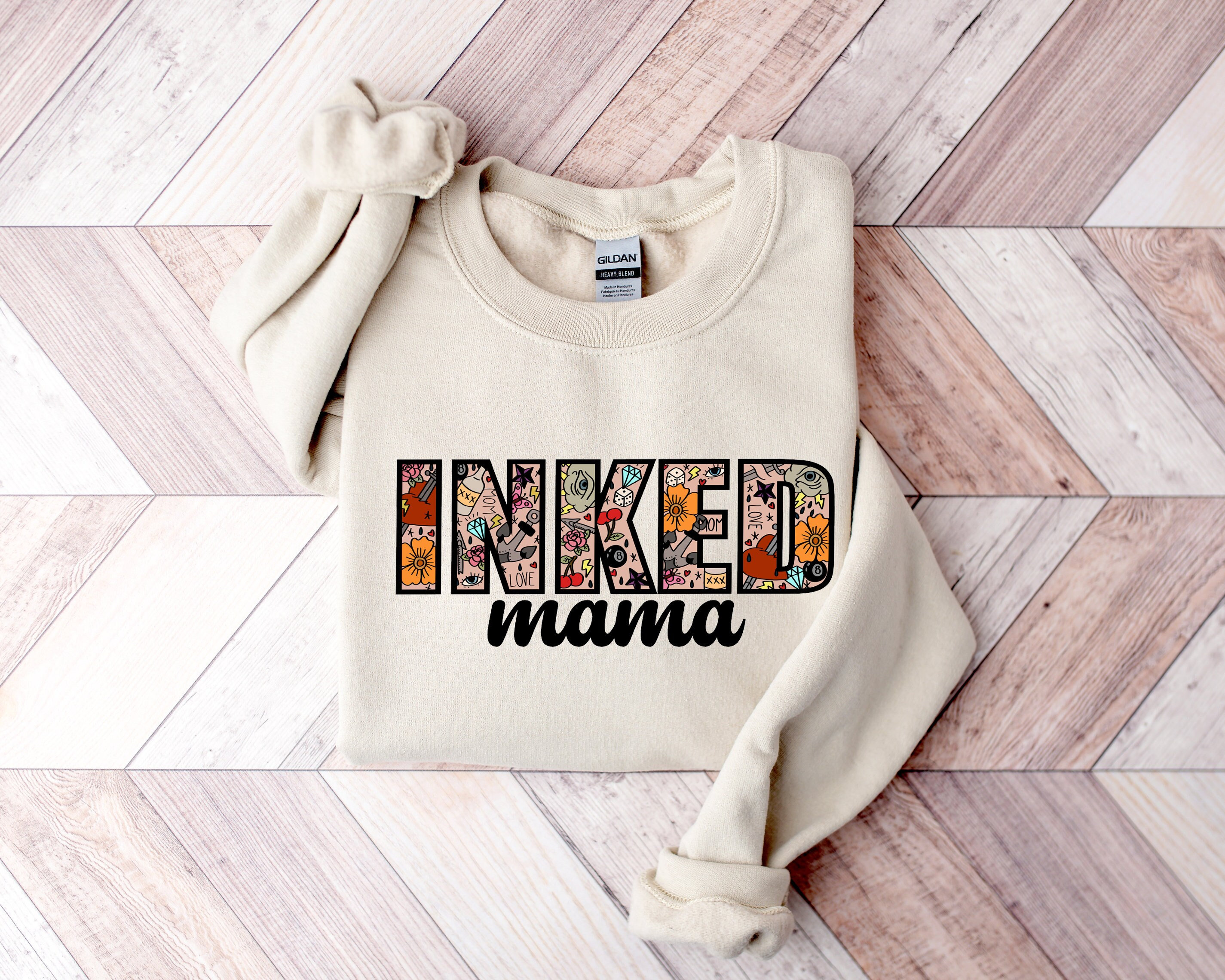 inked mama sweatshirt tattoo mom t shirt cool tattoo mama clothing for stylish moms and mothers day gifts 4qfzq scaled