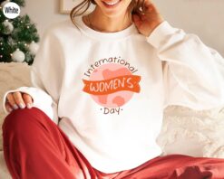 international womens day sweatshirt strong woman shirt feminist floral design for empowered women qnlej
