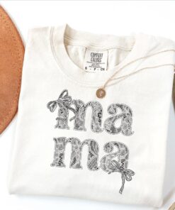 lace mama bow shirt retro crewneck for moms cute mothers day shirt best mom ever gift cool mom club apparel 7kvrp