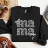 Lace Mama Coquette Shirt Cute Mama Crewneck Sweatshirt Mothers Day Gift Mom Sweater for First Time Moms