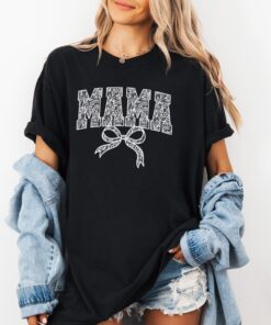 lace mama shirt faux lace t shirt graphic tee for women new mom shirt cute mama top mothers day gift hvfa3