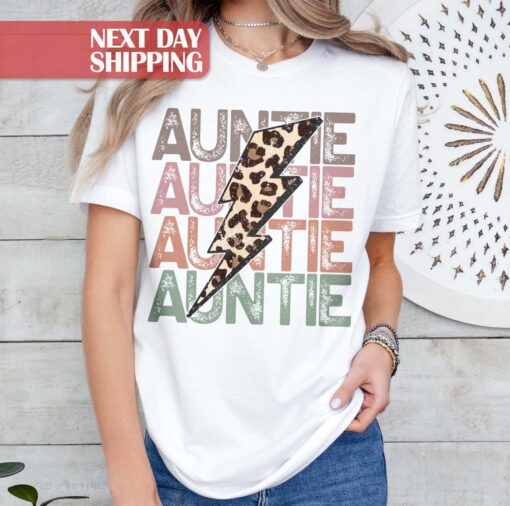 leopard aunt shirt best auntie shirt for new aunts birthday gift unique auntie t shirt cute aunt gifts k6ui3