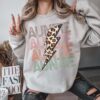 leopard aunt t shirt best aunt ever gift for new auntie aunt to be cute aunt crewneck sweatshirt syjvz scaled