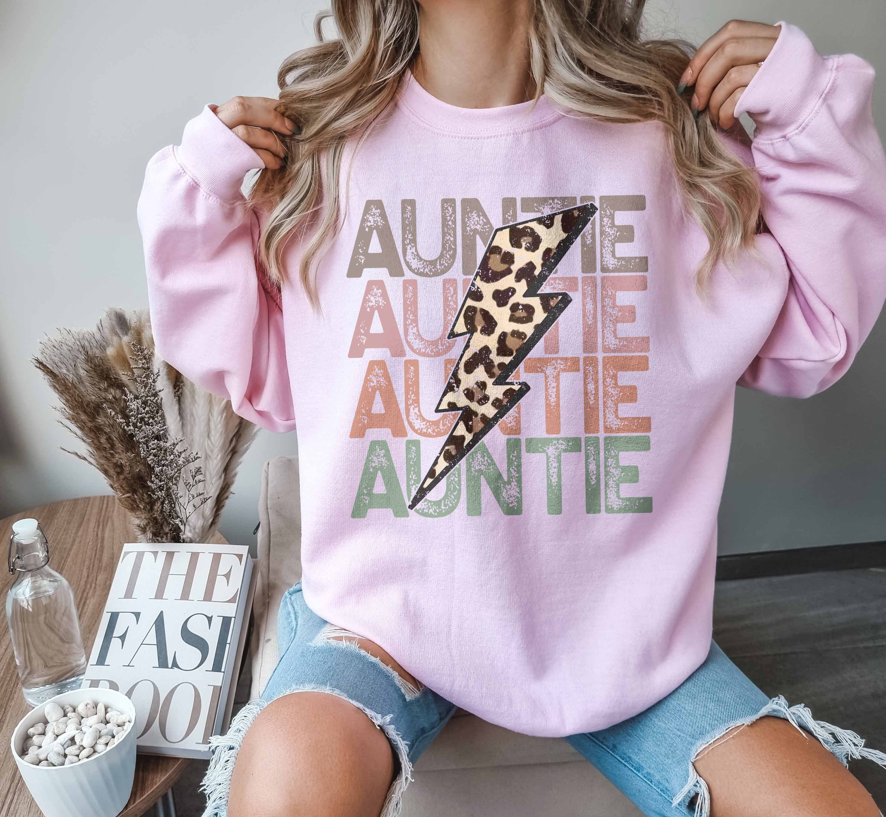 leopard aunt t shirt best aunt ever gift for new auntie aunt to be cute aunt crewneck sweatshirt tm4mk scaled