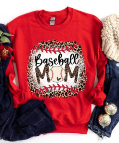 leopard baseball mama hoodie and sweatshirt for moms who love baseball stylish and comfortable apparel 7541d