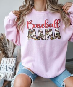 leopard baseball mama tee for baseball moms and fans unique gift for baseball lovers and families xgsei