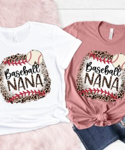 leopard baseball nana sweatshirt and hoodie cute mom life shirt for baseball nana fans unique apparel for mothers day uodmr