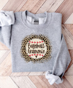 leopard baseball shirt for grammie and nana sweatshirt hoodie unique gift for baseball moms and grandmothers bhfpl