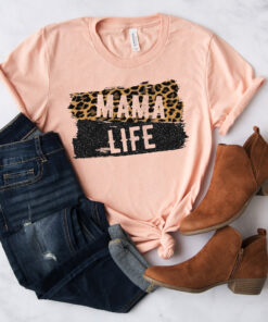 leopard cheetah mom life shirt for women unisex best mom shirt cute mama tee funny mom t shirt o4efv