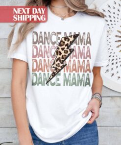 leopard dance mama shirt for moms who love dance life unique gifts for dance teachers and dance moms smxkx