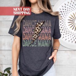 leopard dance mama shirt for moms who love dance life unique gifts for dance teachers and dance moms szdlc