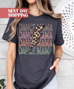 leopard dance mama shirt for moms who love dance life unique gifts for dance teachers and dance moms szdlc