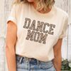 leopard dance mom shirt cheetah print tee funny dance mom t shirt for dance team gifts and apparel t8dnw