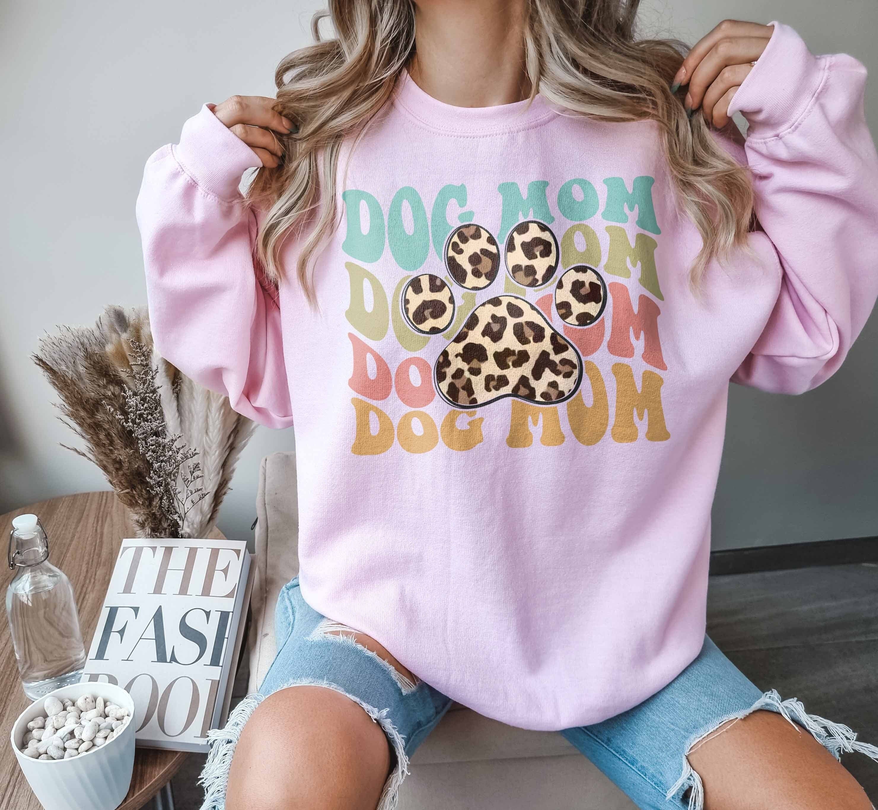 leopard dog mom sweatshirt funny dog mama tee best dog mom gifts for new dog owners dog lover apparel zrqmd scaled